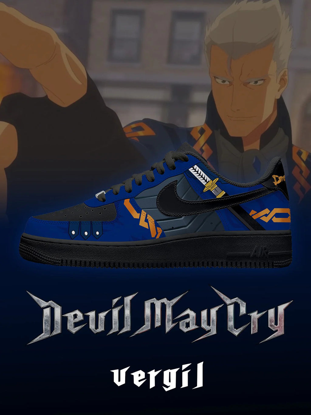 Devil May Cry ‘Vergil’ Design Special Air Force 1
