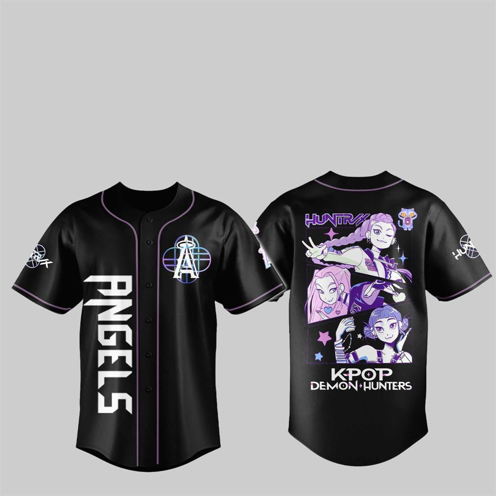 2025 LA Angels KPop Demon Hunters Jersey - Grishko.com