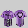 2025 Phillies National Purple Heart Day Jersey - Grishko.com