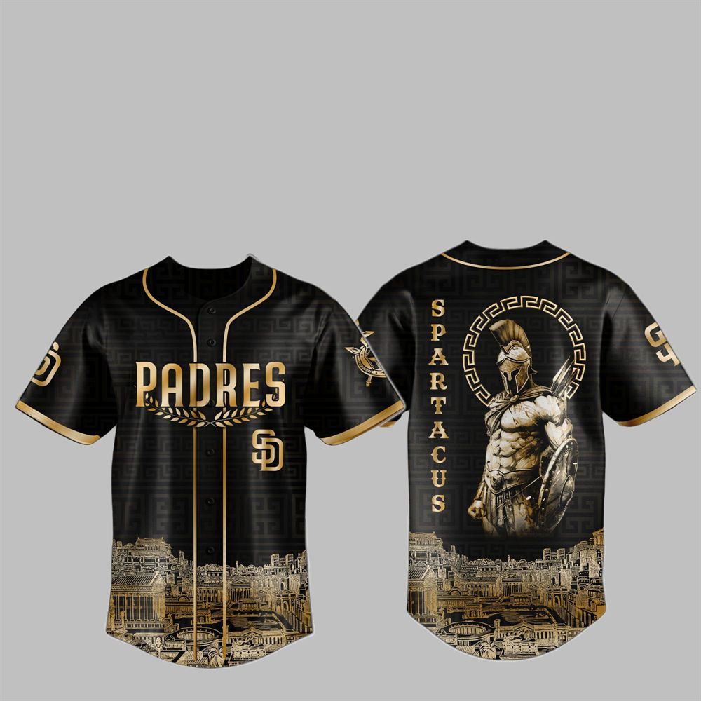 2025 SD Padres Spartacus Jersey - Grishko.com
