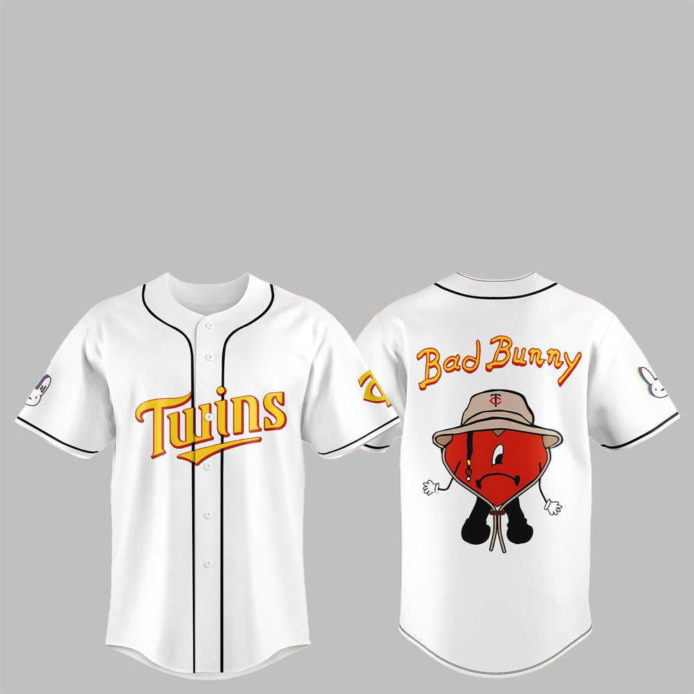 2025 Twins Bad Bunny Jersey - Grishko.com