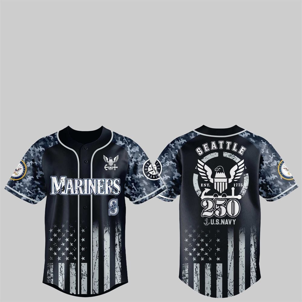 Mariners 250th US NAVY Jersey 2025 - Grishko.com