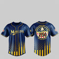 Marlins US NAVY 250th Birthday Celebration Jersey - Grishko.com