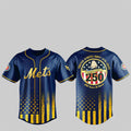 NY Mets US NAVY 250th Birthday Celebration Jersey - Grishko.com