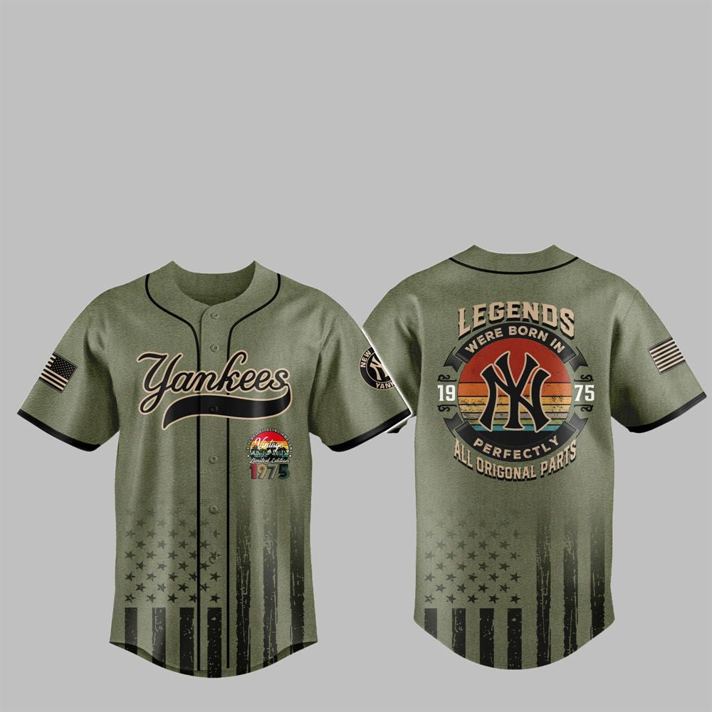 NY Yankees Legends Were Born 1975 Camo Jersey 2025 - Grishko.com