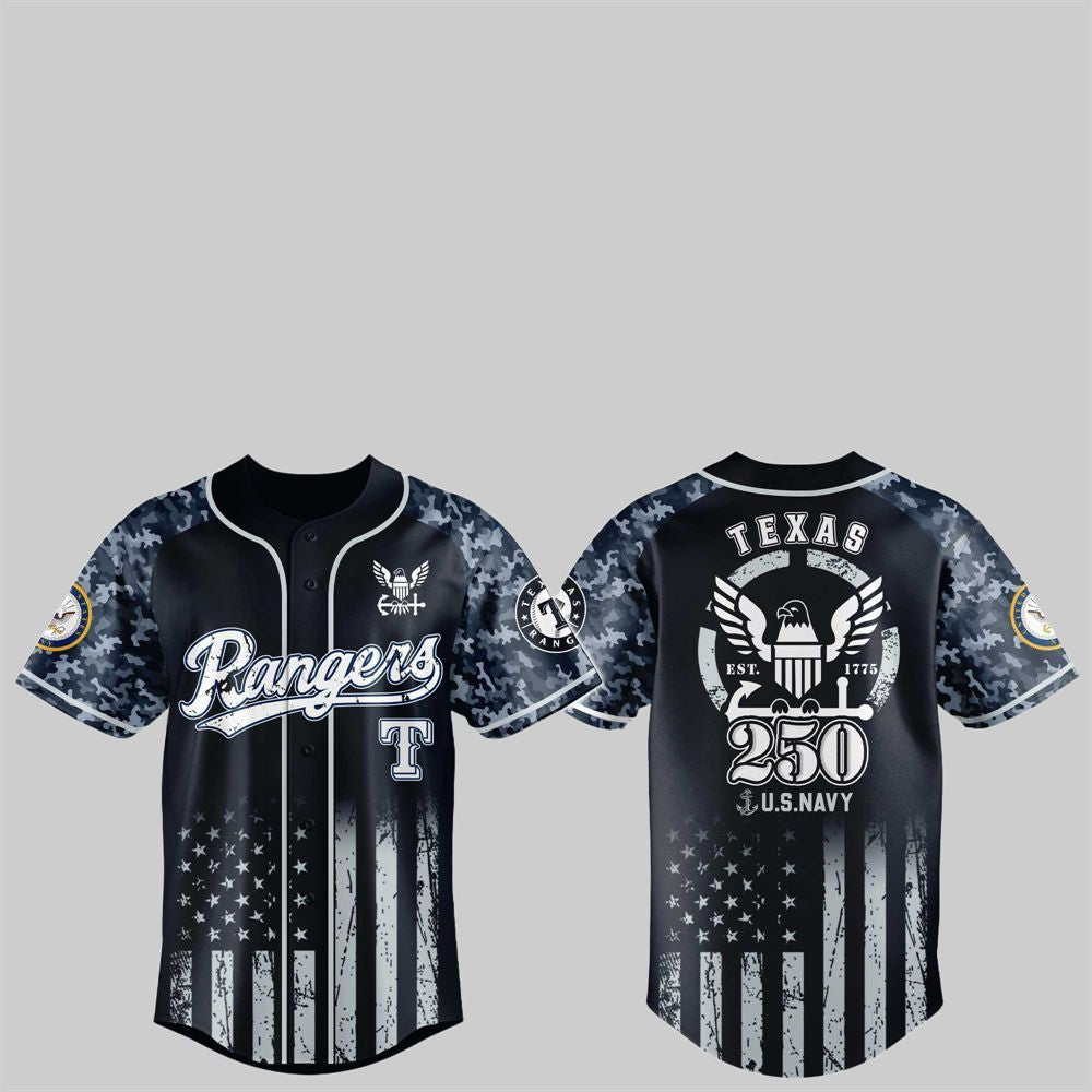 Rangers 250th US NAVY Jersey 2025 - Grishko.com
