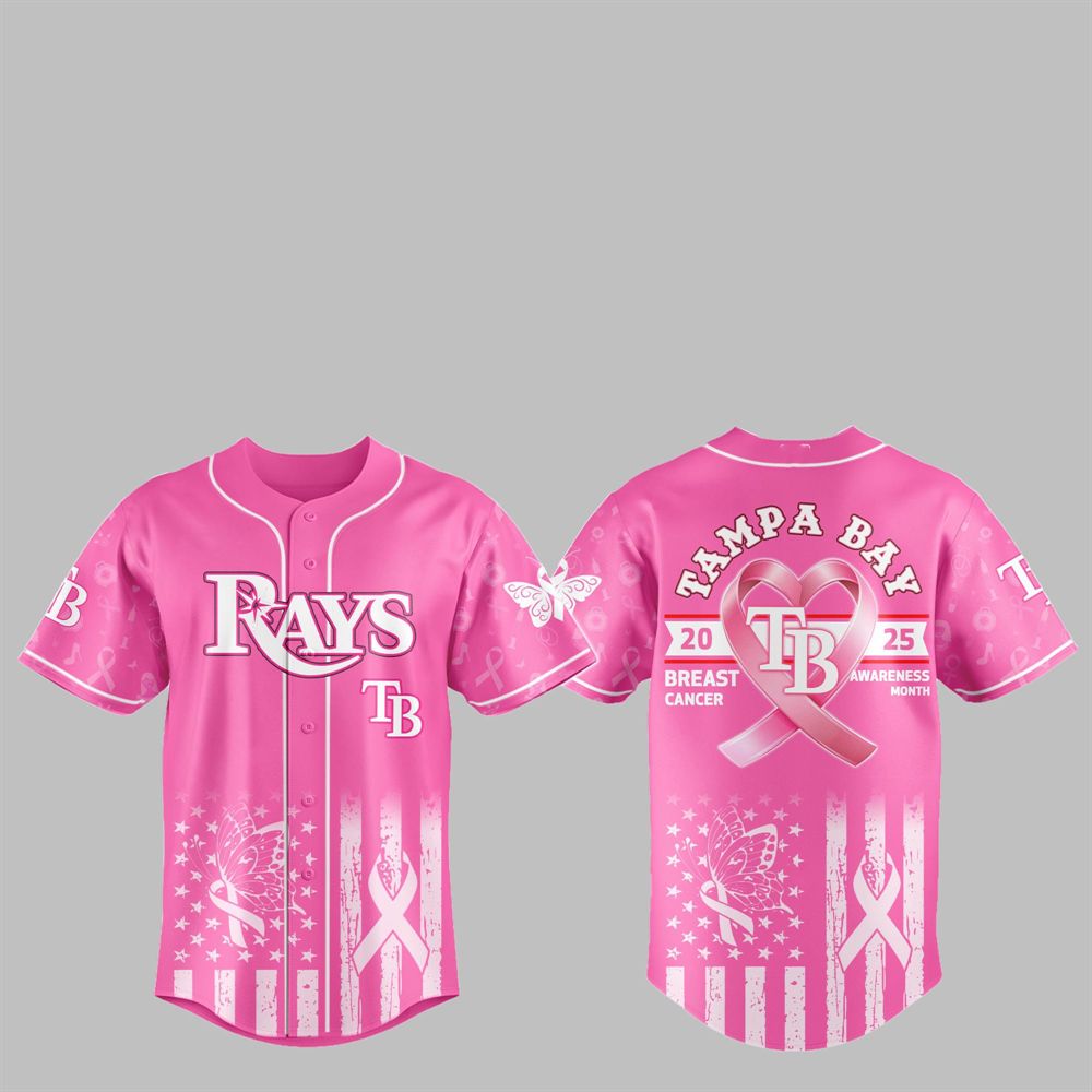 TB Rays 2025 Breast Cancer Awareness Month Jersey - Grishko.com