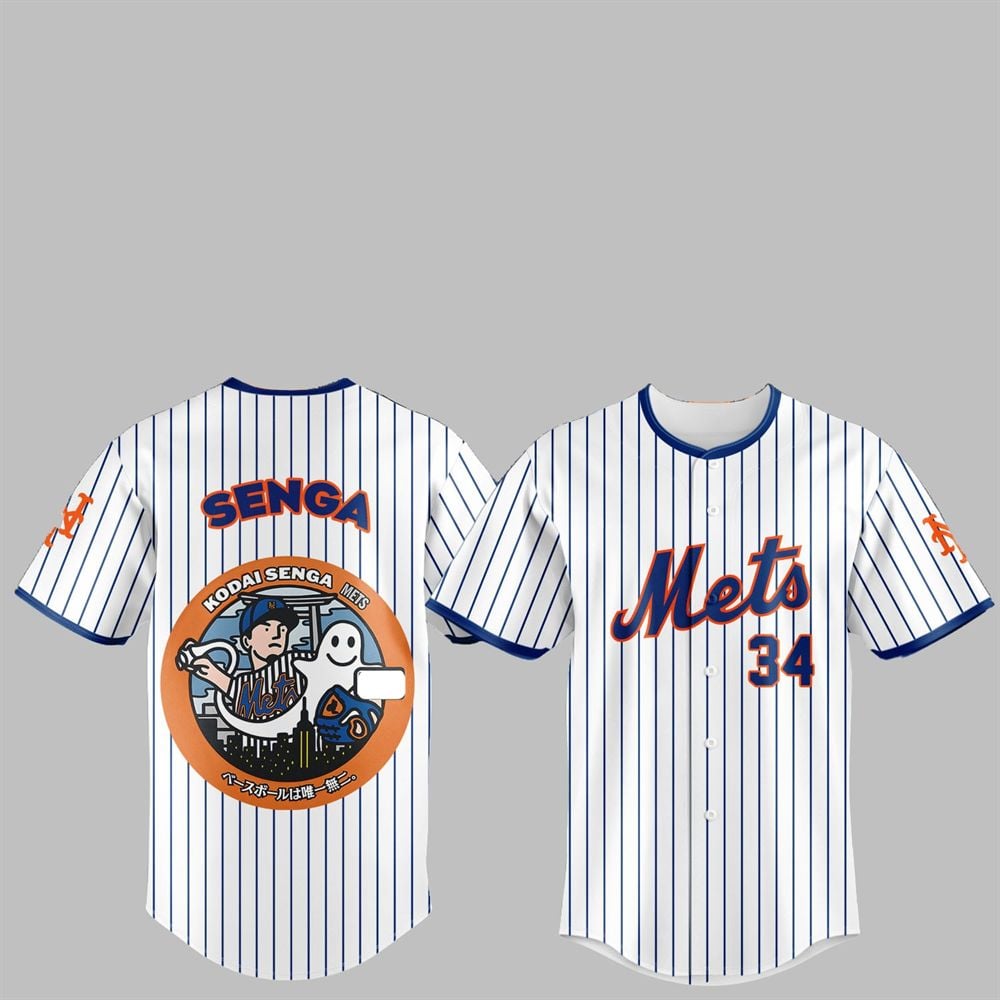 NY Mets Japan Rising Stars Kodai Senga Jersey 2025 - Grishko.com