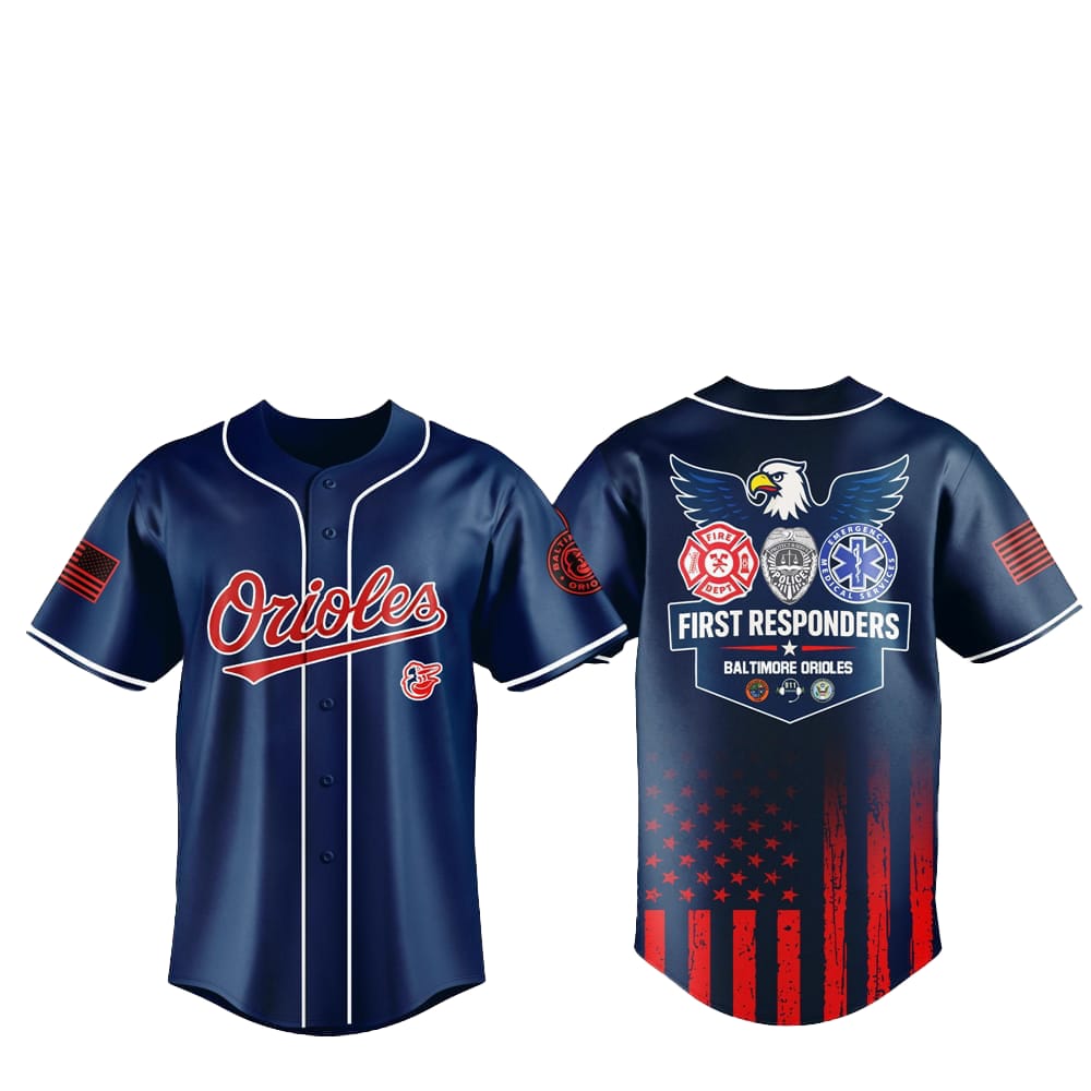 2025 Baltimore Orioles First Responders Night Jersey - Grishko.com