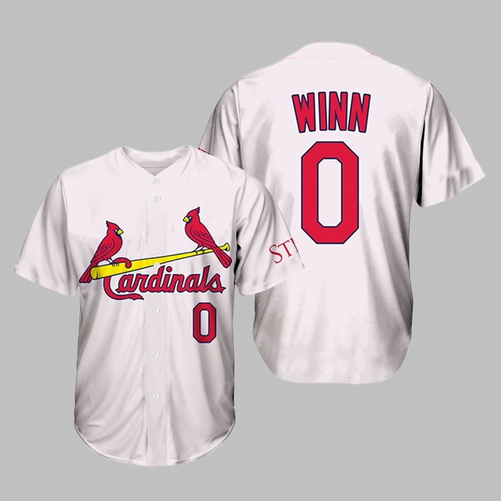 2025 Cardinals Masyn Winn Home White Jersey Giveaway - Grishko.com