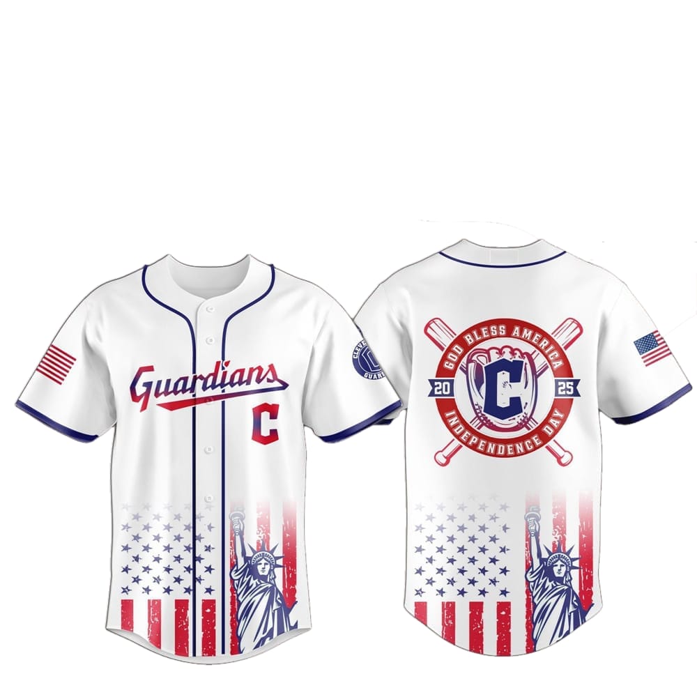 2025 Cleveland Guardians 4th Of July Independence Day Jersey - Grishko.com