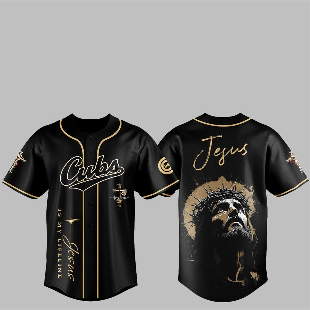 2025 Cubs Jesus Baseball Jersey - Grishko.com
