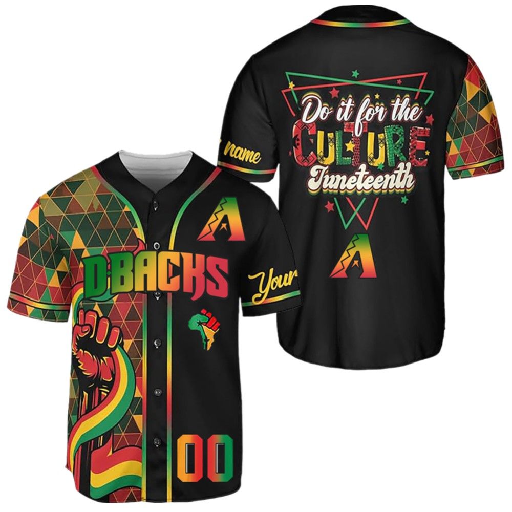 2025 Diamond Backs Juneteenth Day Jersey - Grishko.com