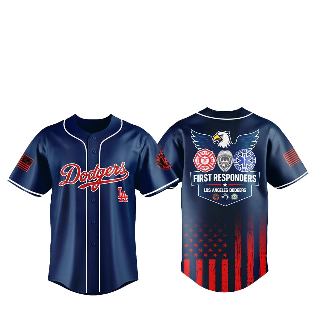 2025 LA Dodgers First Responders Night Jersey - Grishko.com
