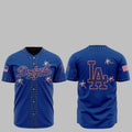 2025 LA Dodgers Happy Independence Day Baseball Jersey - Grishko.com