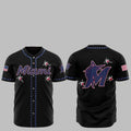 2025 Miami Marlins Happy Independence Day Baseball Jersey - Grishko.com