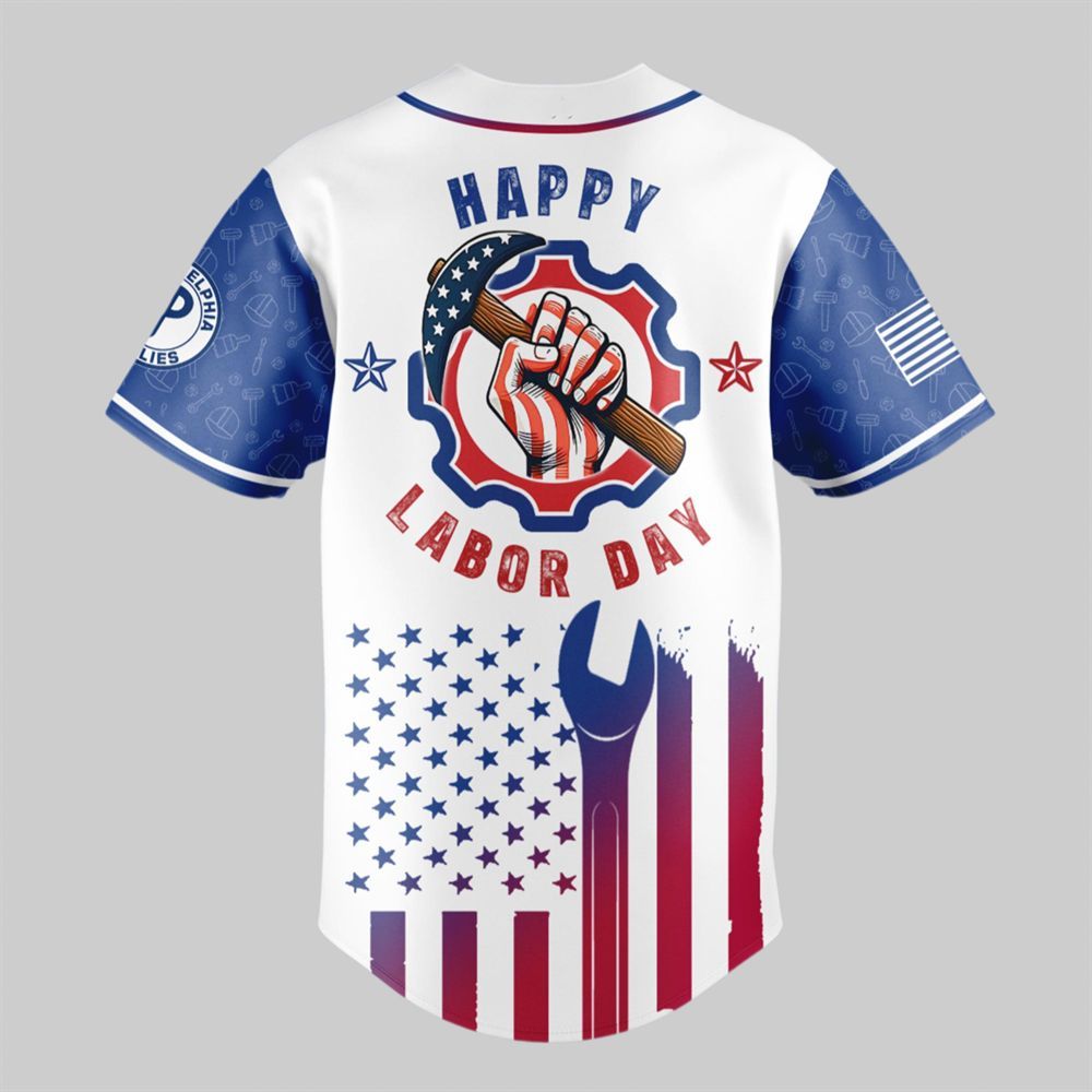 2025 Phillies Happy Labor Day Jersey - Grishko.com