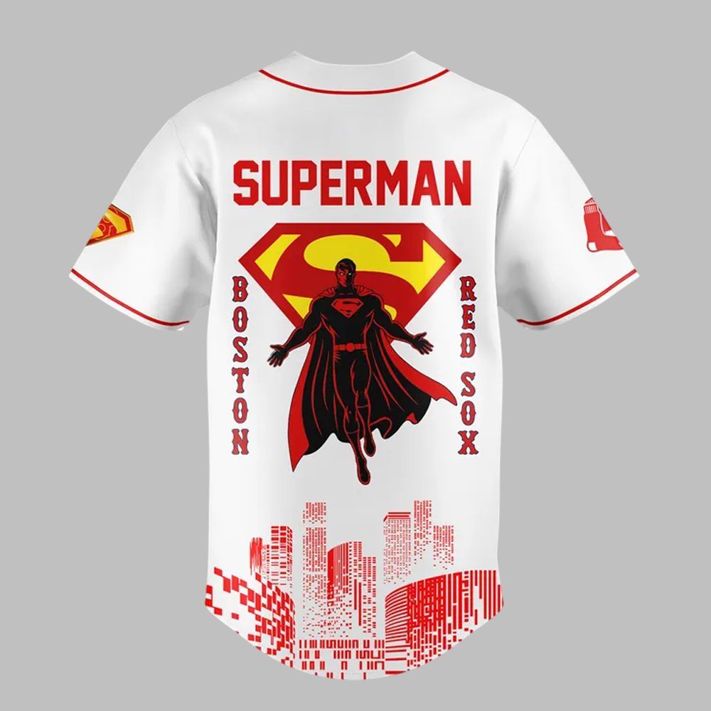 2025 Red Sox Superman Night Jersey - Grishko.com