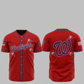 2025 Washington Nationals Happy Independence Day Baseball Jersey - Grishko.com