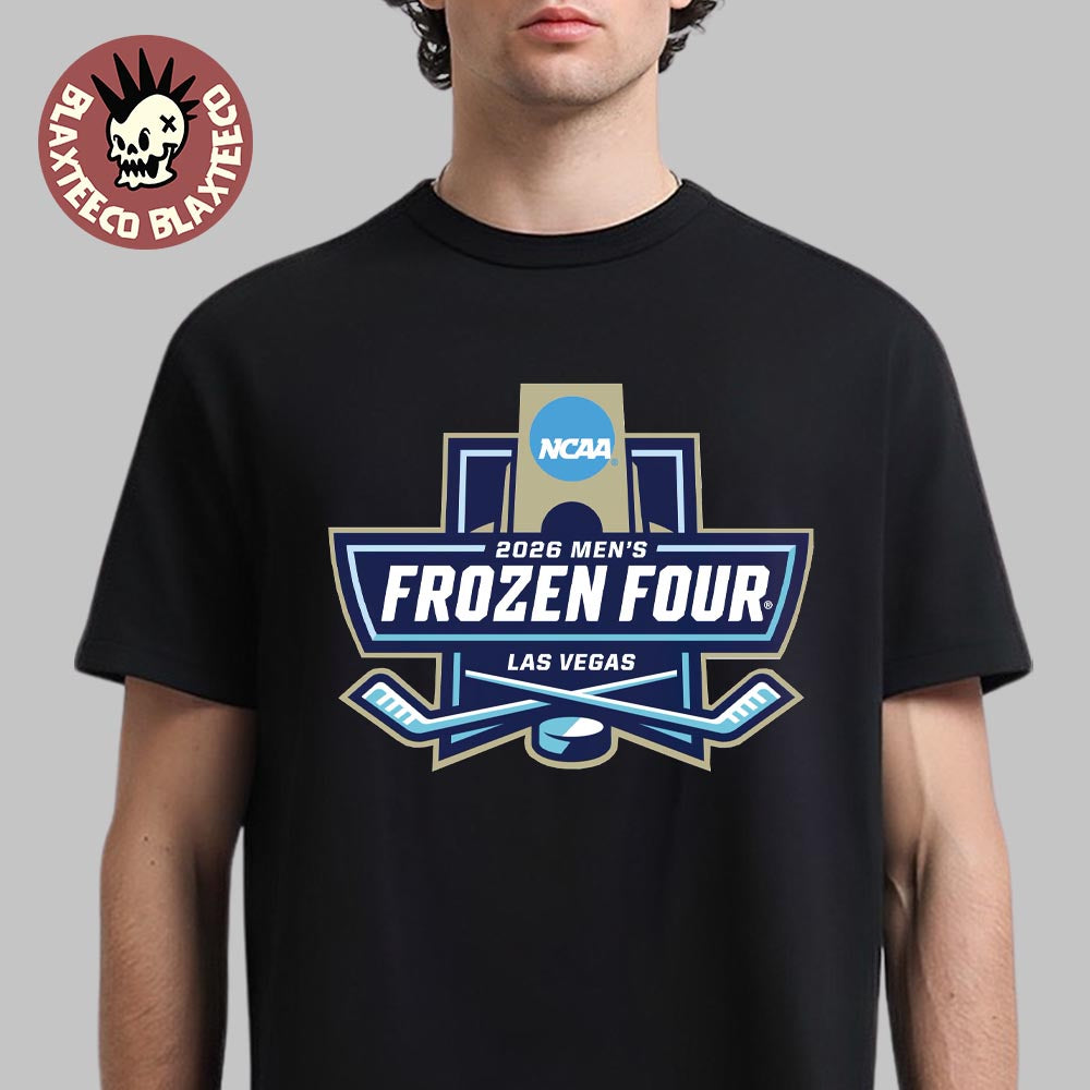 2026 Division I Men’s Ice Hockey Frozen Four Las Vegas Logo Unisex T-Shirt