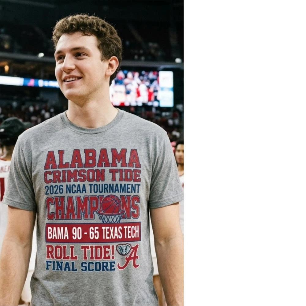 2026 NCAA Tournament Alabama 90 65 win Texas Tech shirt