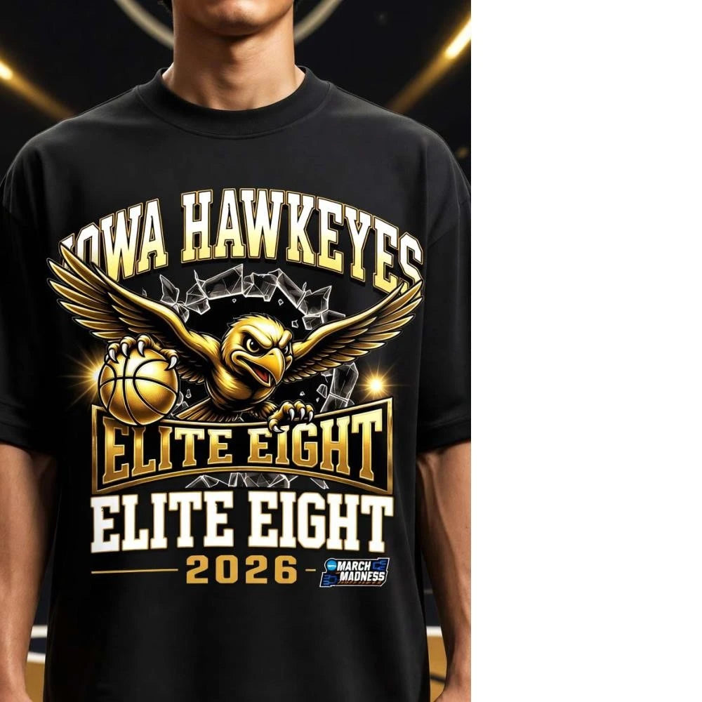 2026 NCAA Tournament Elite Eight Iowa Hawkeyes Men’s Basketball shirt