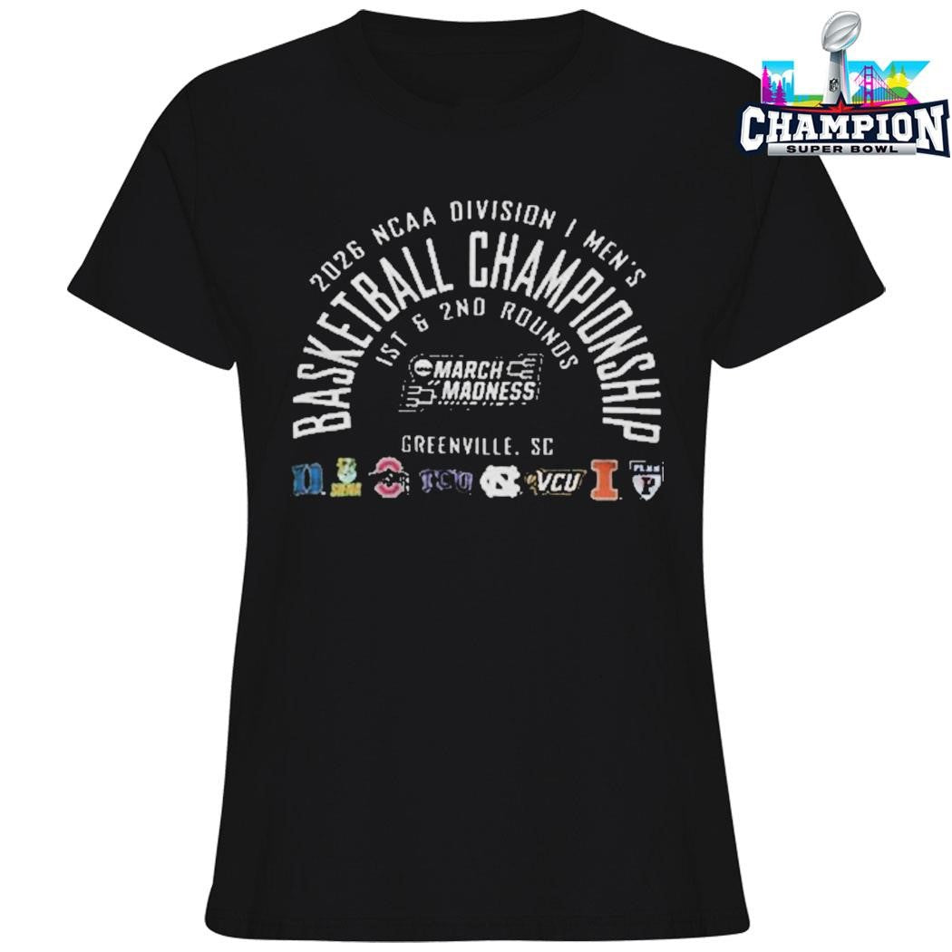 2026 Ncaa Division I Men’s Basketball Championship March Madness Greenville South Carolina Shirt