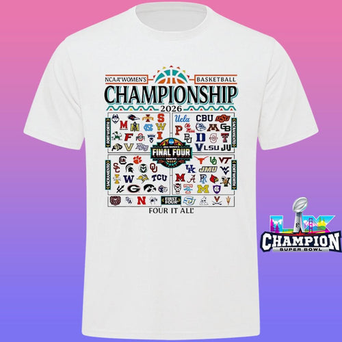 2026 Ncaa Women’s Basketball March Madness Championship Final Four Shirt