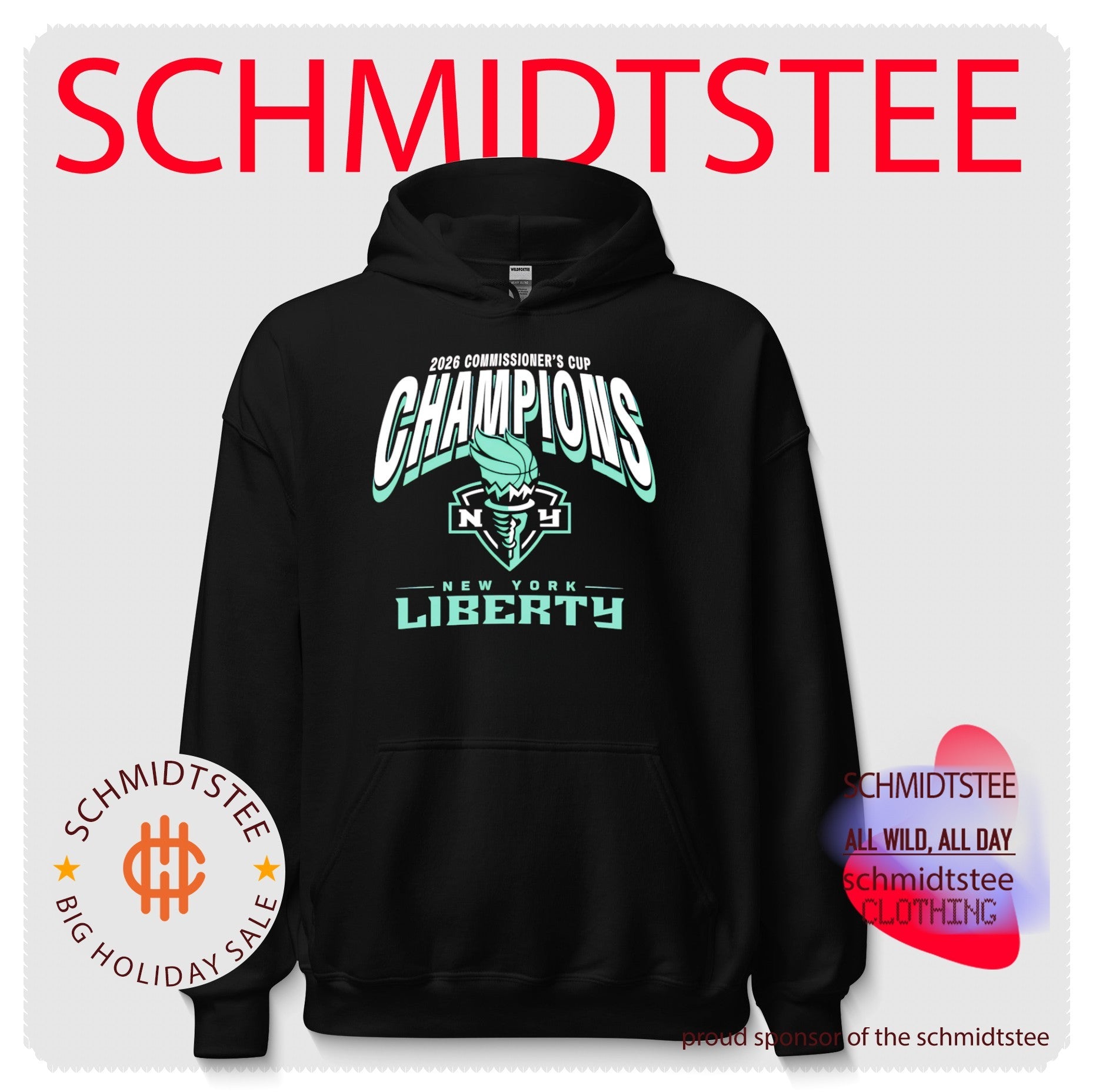 2026 New York Liberty Commissioner’s Cup Champions shirt
