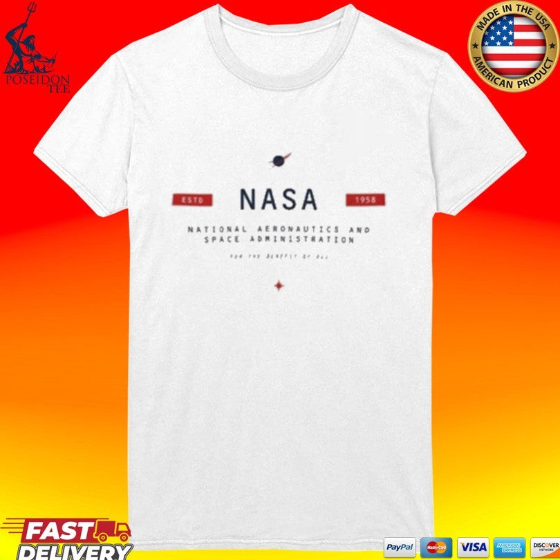 2046 Print Nasa Engineer Ringer T-shirt