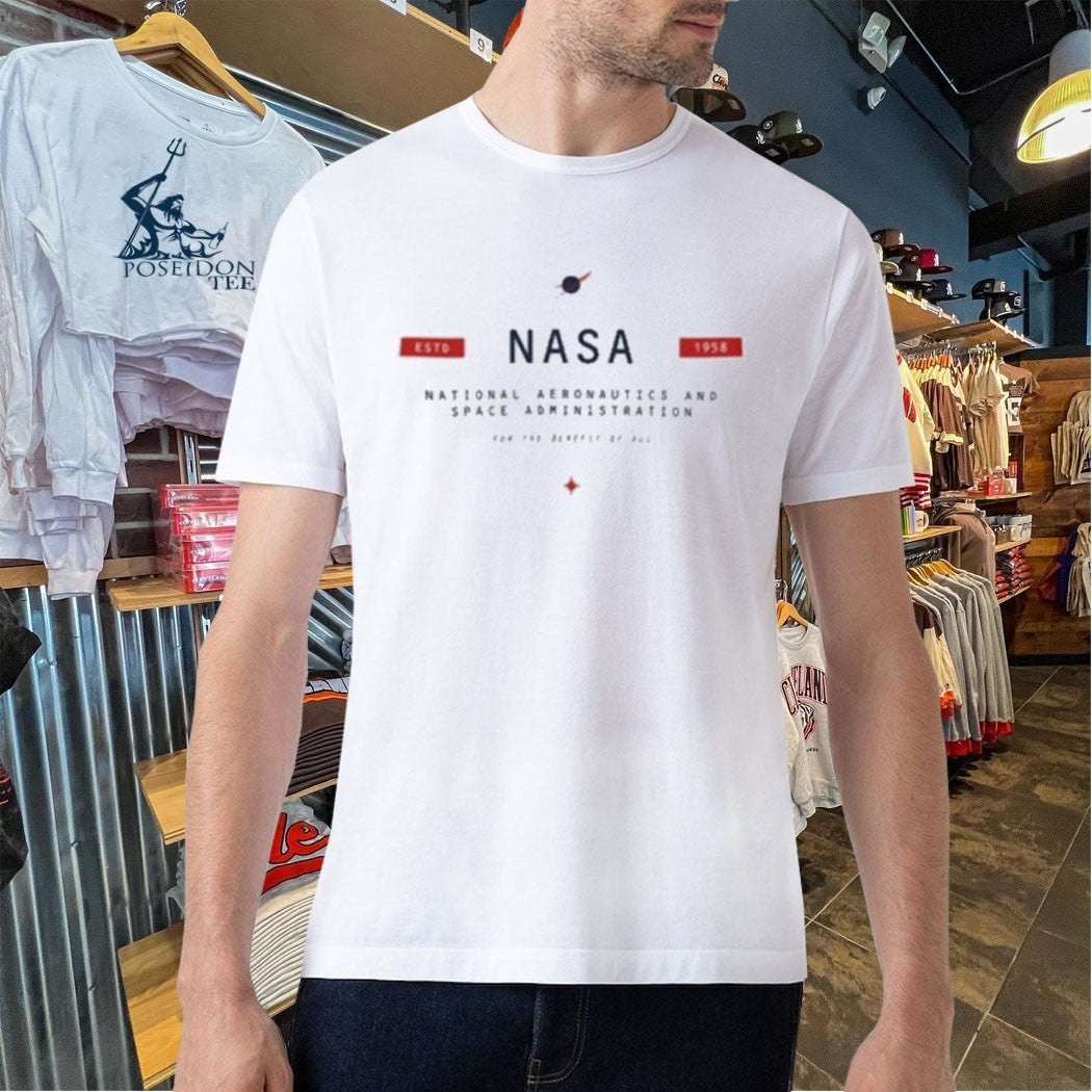 2046 Print Nasa Engineer Ringer T-shirt