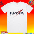2046 Print Nasa Redesign Ringer T-shirt