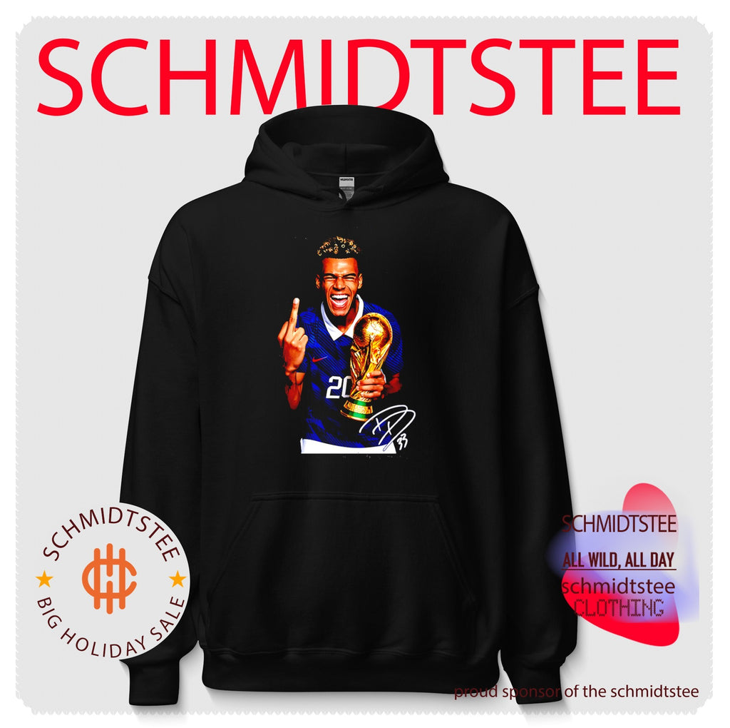 Desire Doué France National Team World Cup Champion 2026 middle finger signature shirt
