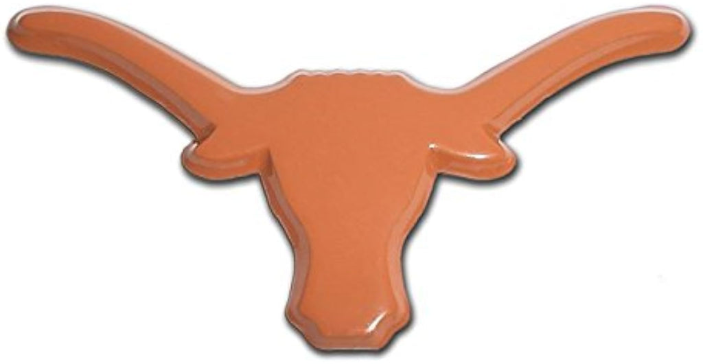 Texas UT Longhorns Metal Auto Emblem (Orange)