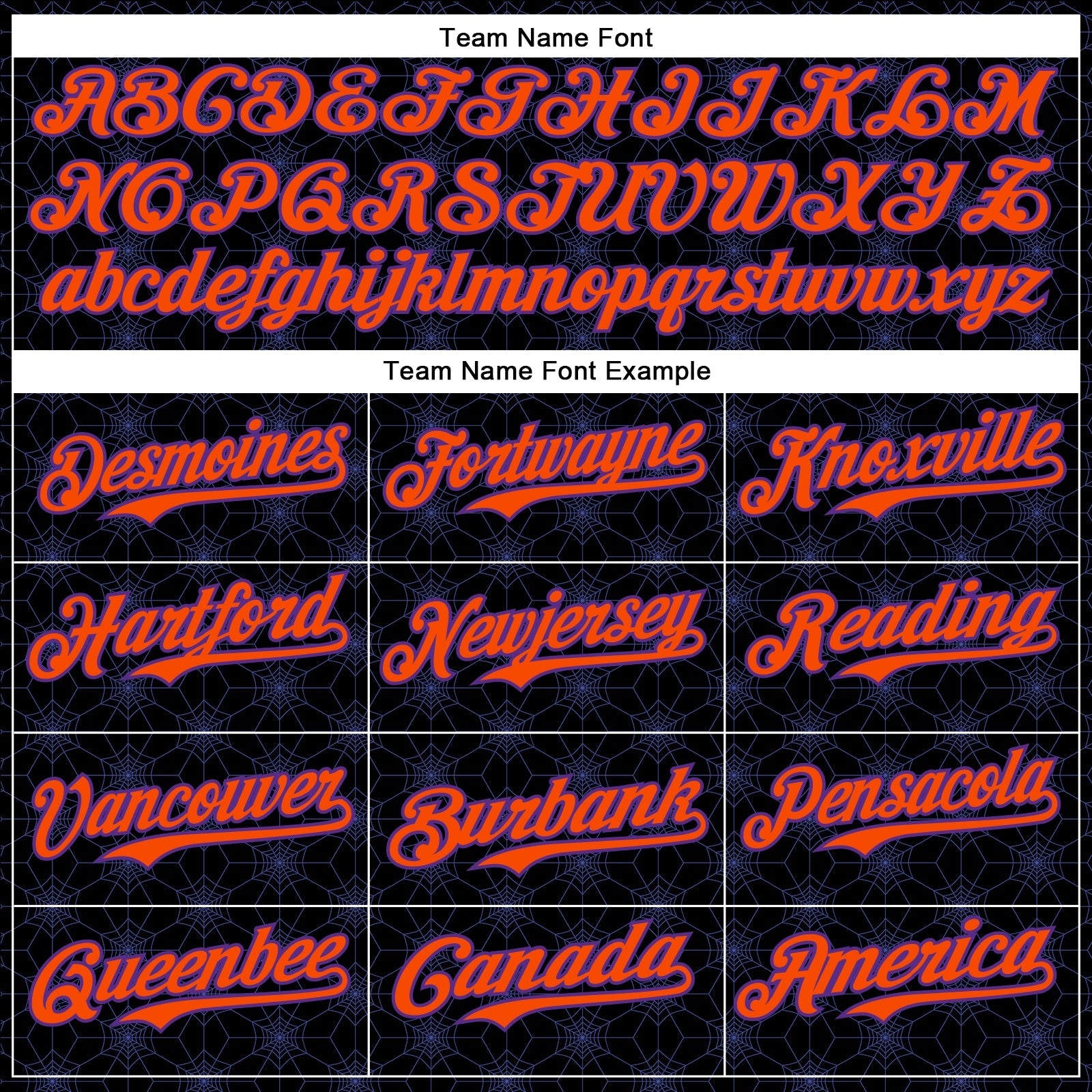 Custom Black Orange-Purple 3D Halloween Spider Net Party Costume Ideas Authentic Baseball Jersey