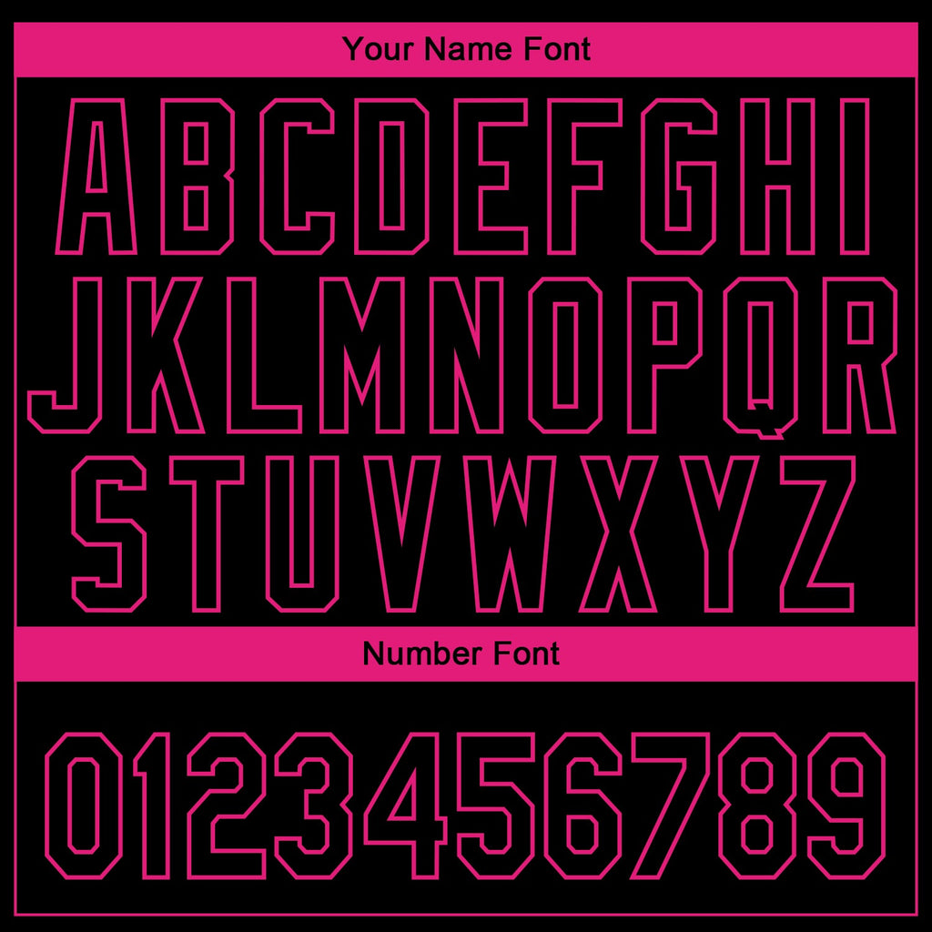 Custom Black Hot Pink 3D Pink Ribbon Breast Cancer Awareness Month Women Health Care Support Authentic Baseball Jersey
