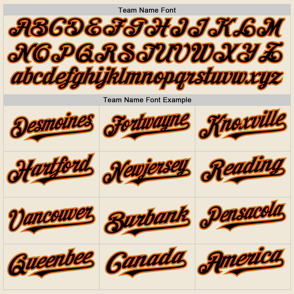 Custom Cream Black Orange-Old Gold Line Authentic Baseball Jersey