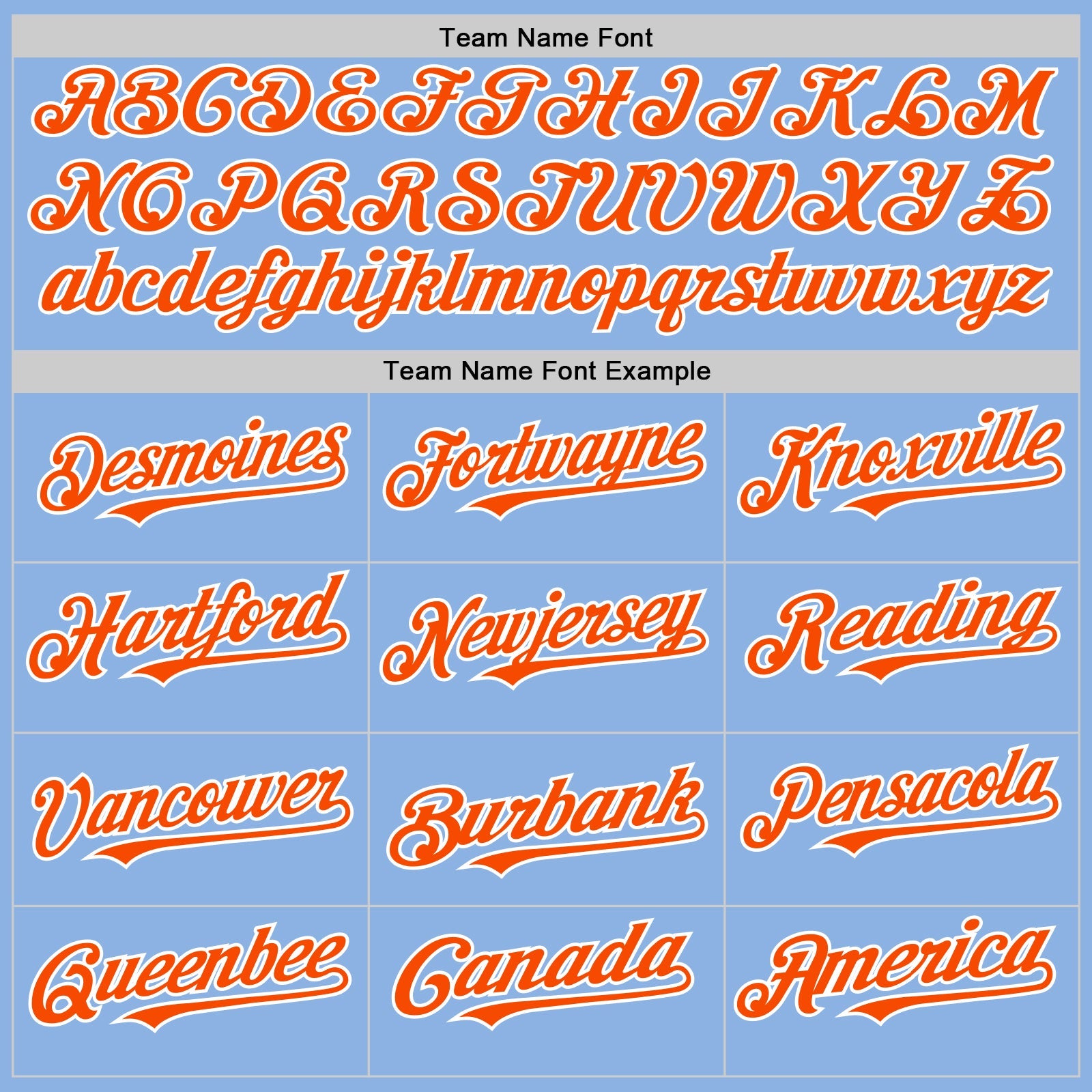 Custom Light Blue Orange-White Line Authentic Baseball Jersey