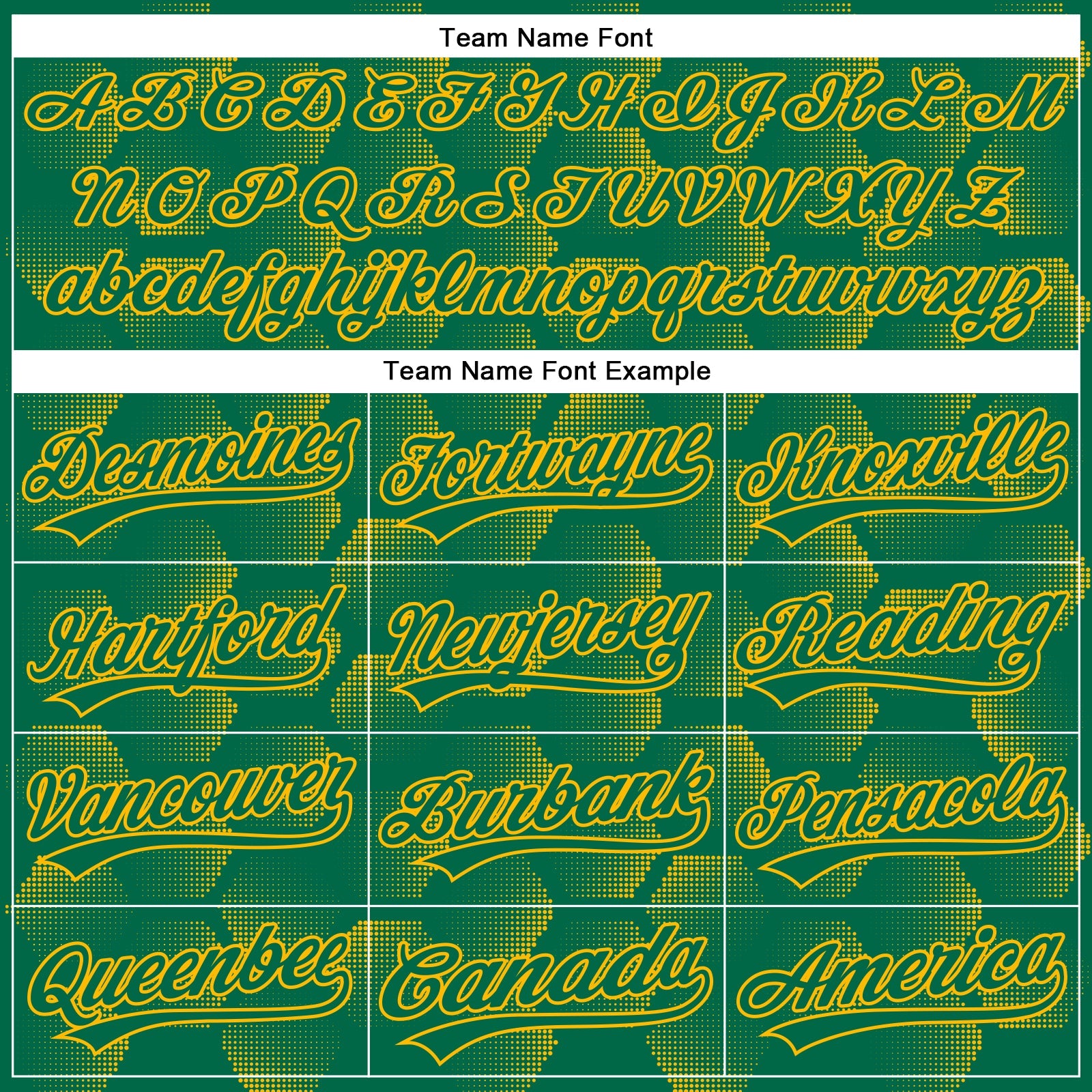 Custom Kelly Green Gold 3D Pattern Design Halftone Geometric Shapes Authentic Baseball Jersey