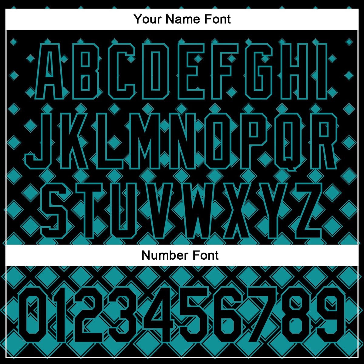 Custom Black Teal 3D Pattern Design Geometric Shapes Authentic Baseball Jersey