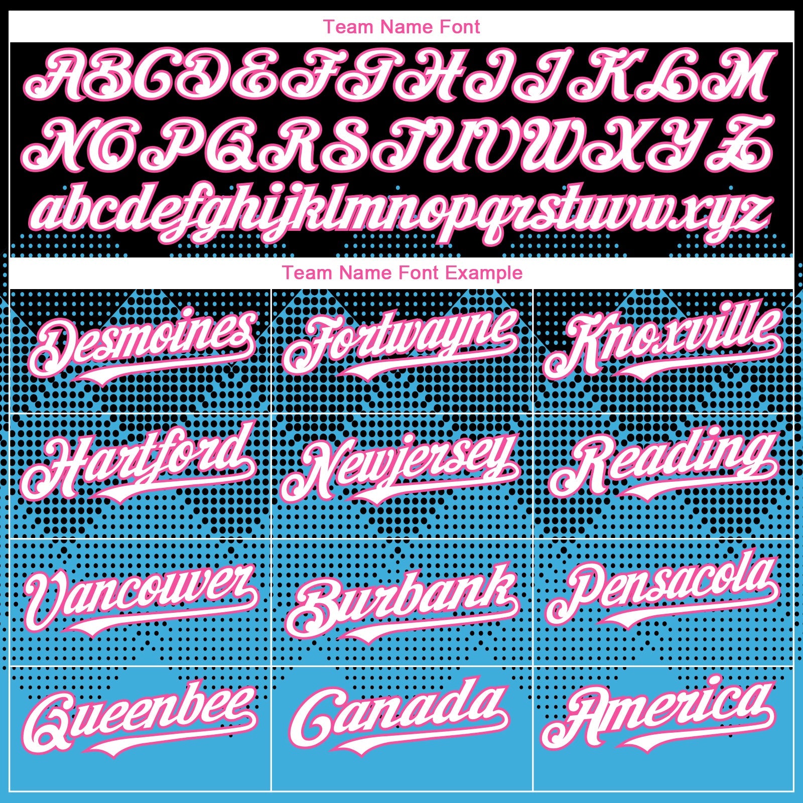 Custom Black White Sky Blue-Pink 3D Gradient Square Shape Authentic Baseball Jersey