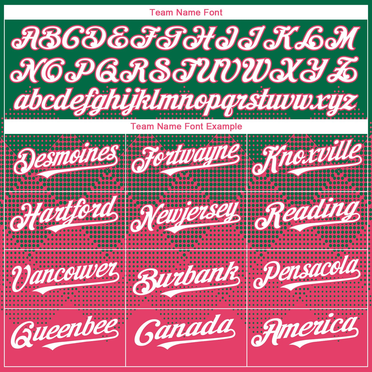 Custom Kelly Green White-Neon Pink 3D Gradient Square Shape Authentic Baseball Jersey