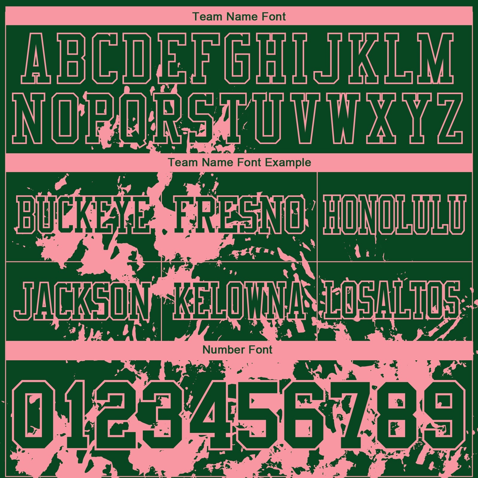 Custom Green Medium Pink 3D Pattern Splash Authentic Football Jersey