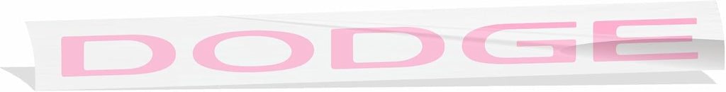 Dodge Grille Emblem Overlay Decal Sticker 2013-2023 Charger - (Color: Pink)