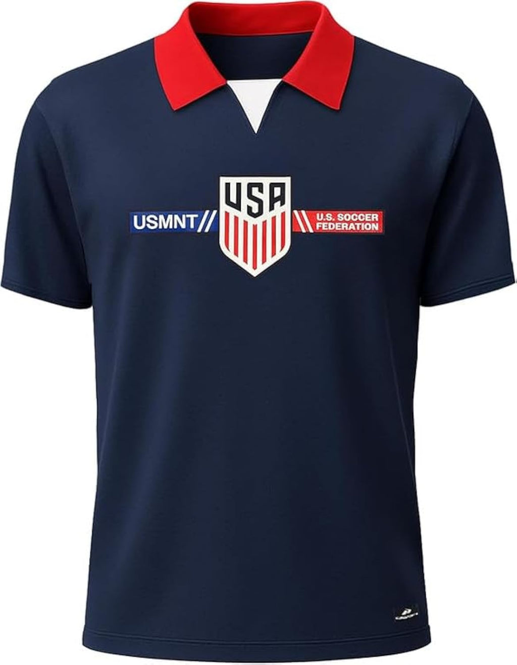Icon Sports U.S. Soccer USMNT Poly Soccer T-Shirt Game Days Shirt Youth Size - Home Navy