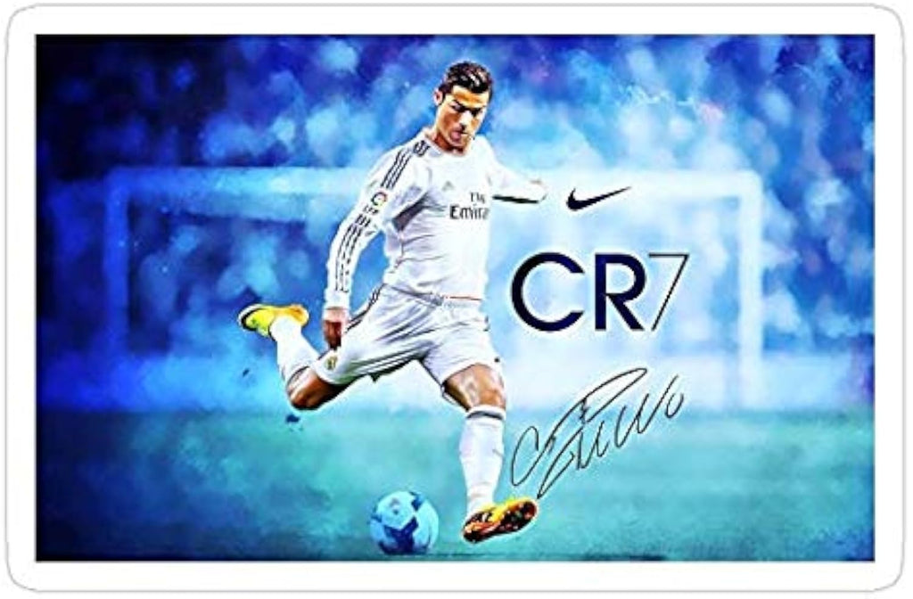 Cristiano Ronaldo Sign, Christian Decal Sticker - Sticker Graphic - Auto, Wall, Laptop, Cell, Truck Sticker for Windows, Cars, Trucks