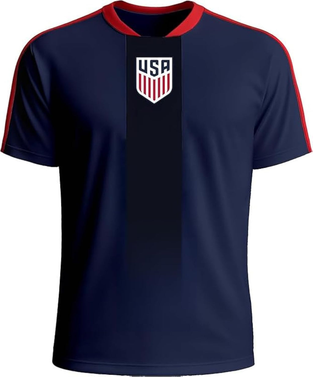 Icon Sports U.S. Soccer USMNT Poly Soccer T-Shirt Game Days Shirt Youth Size - Legend Navy Color Navy