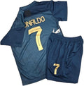 #7 Home Away 2026 Kids Soccer Jersey Shirts Shorts Football Futbol Uniform Set Youth Sizes (US, Age, 4 Years, 5 Years, Blue)