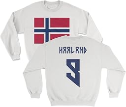 Norway Pride Haaland 9 Two-Sided Jersey Style Unisex Crewneck Sweatshirt