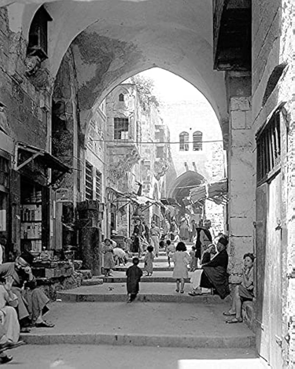 Jerusalem, David's Street Old City 11x14 Photograph Photo Print